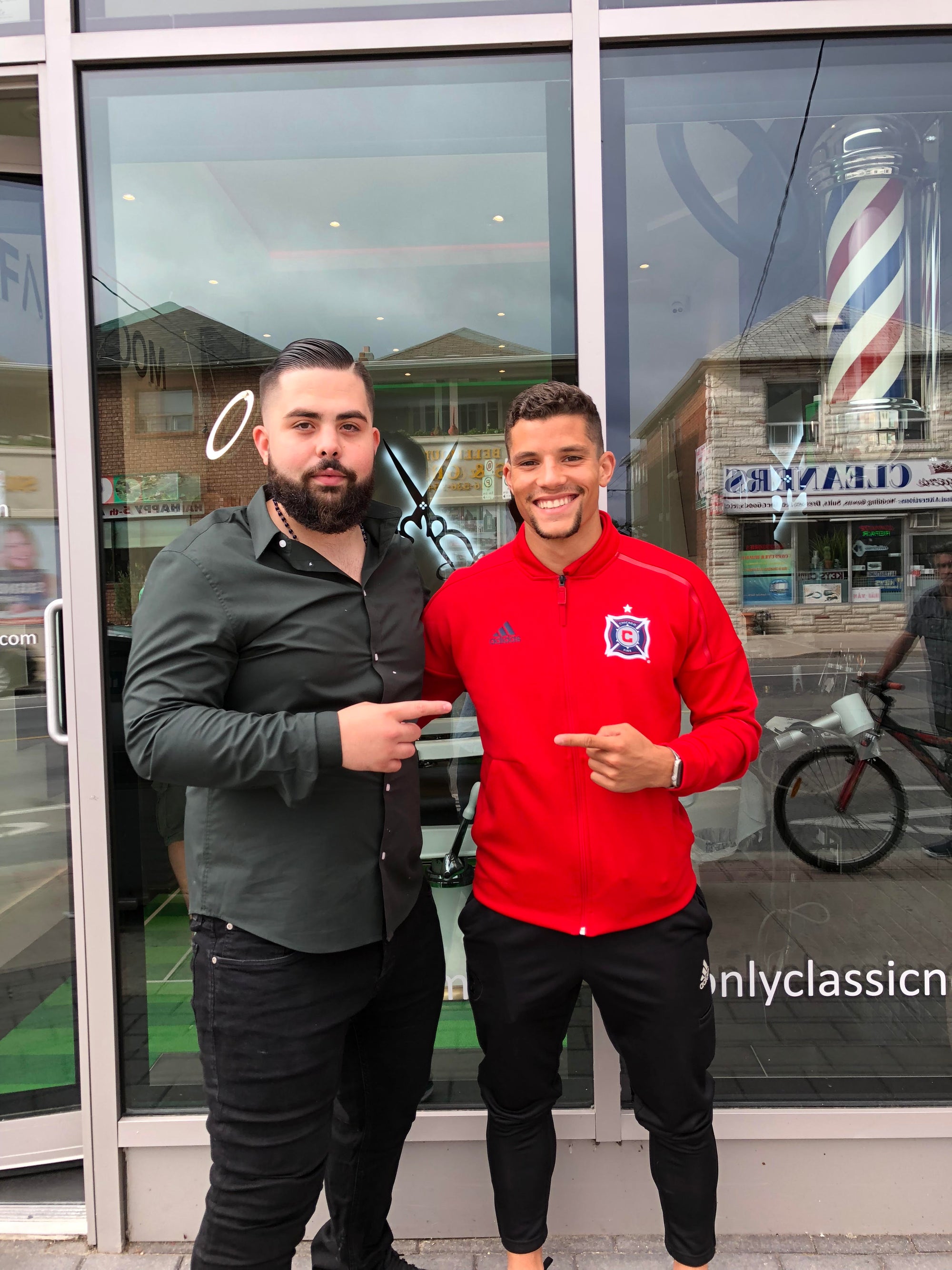 Rafael Ramos Portuguese soccer player stops by Fade Room to get a haircut