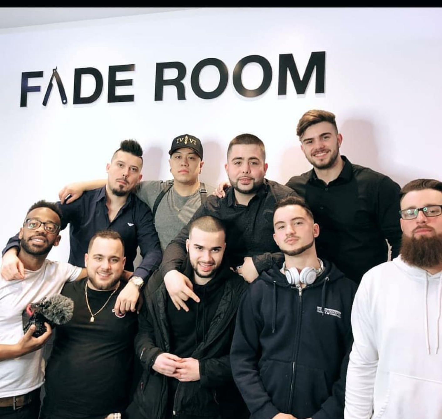 Scott Famos Ramos at Fade Room Toronto hands on barber class