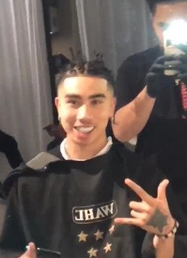 Rapper Killy gets faded by Fade Room barber Andrei Climaco